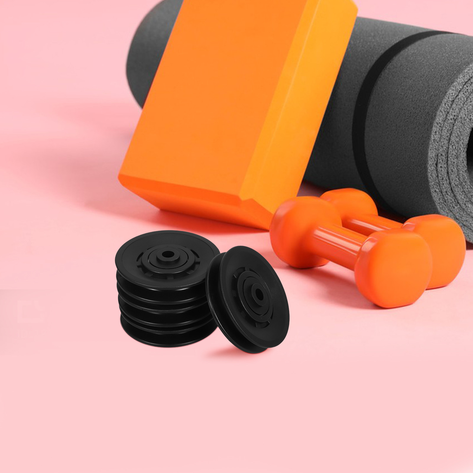 Home Gym Universal Machine - 4Pcs 90Mm Gym Pulley Wheel Set