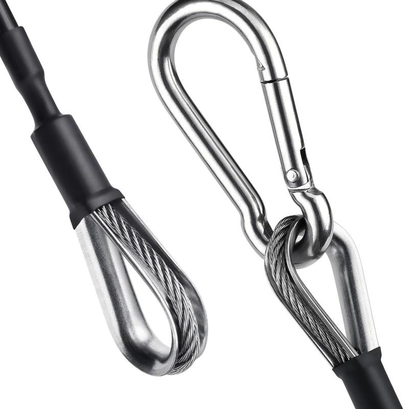 Lat Pulldown Cable - 1/2Pcs Gym Cable Extension Compatible with