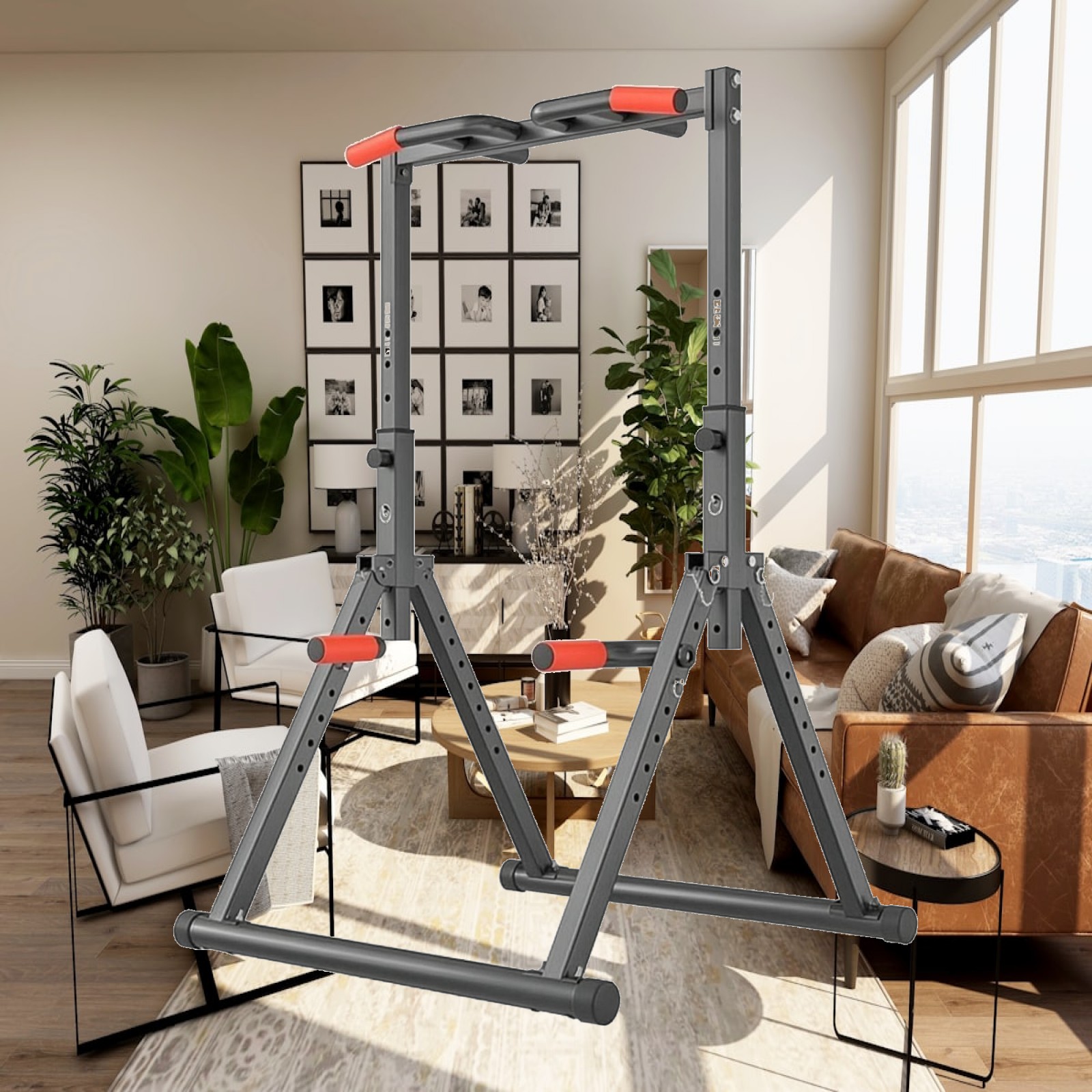 Home Gym Tools - Adjustable Children Pull Up Bar Foam