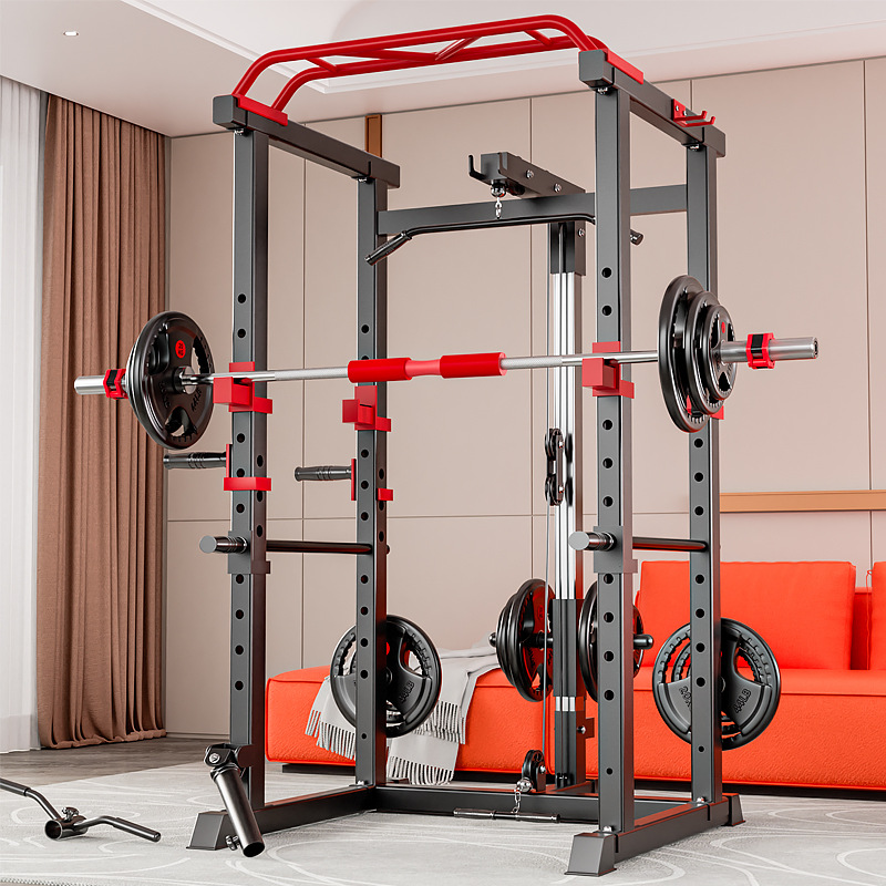 Home Gym Half Rack - Home Squat Rack Multi-functional Frame Gantry