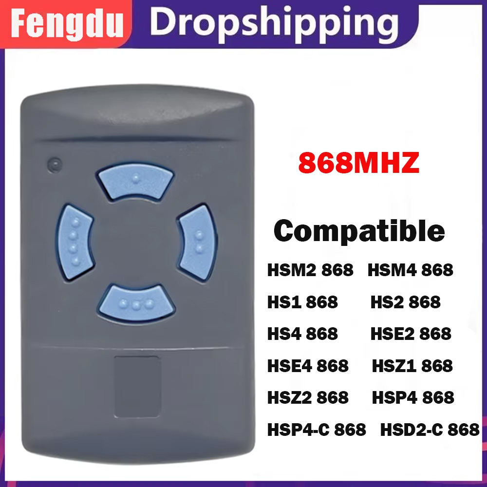 Home Gym Garage - Remote Control 868 MHz Compatible With