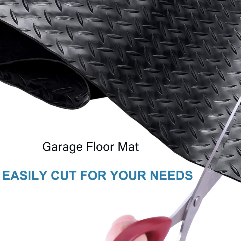 Rubber Diamond Floor Mat - Dur - Home Gym Garage 评论和价格