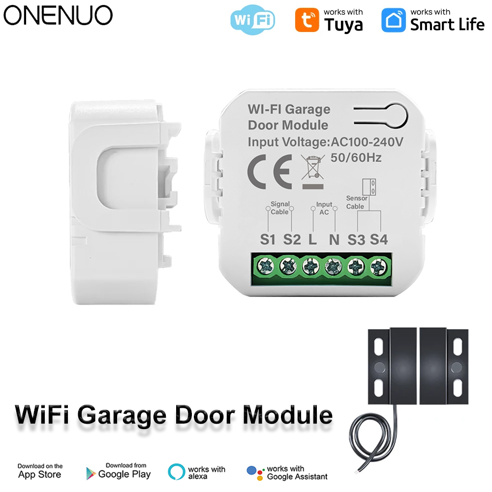 Smart Tuya WiFi Garage Door Sw - Home Gym Garage 评论和价格