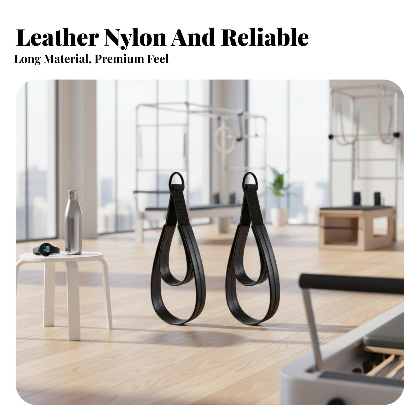 Pilates Reformer Foot Straps C - Home Gym Universal Machine 评论和价格