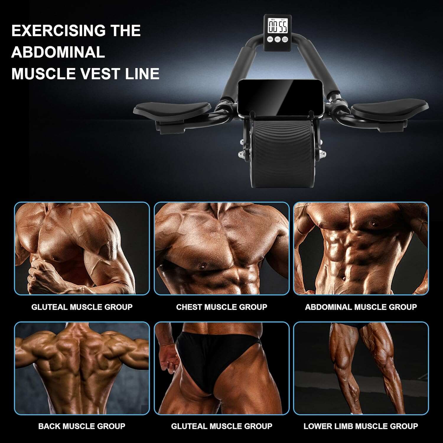 Automatic Smart Rebound Ab Rol - Home Gym Total Fitness 评论和价格