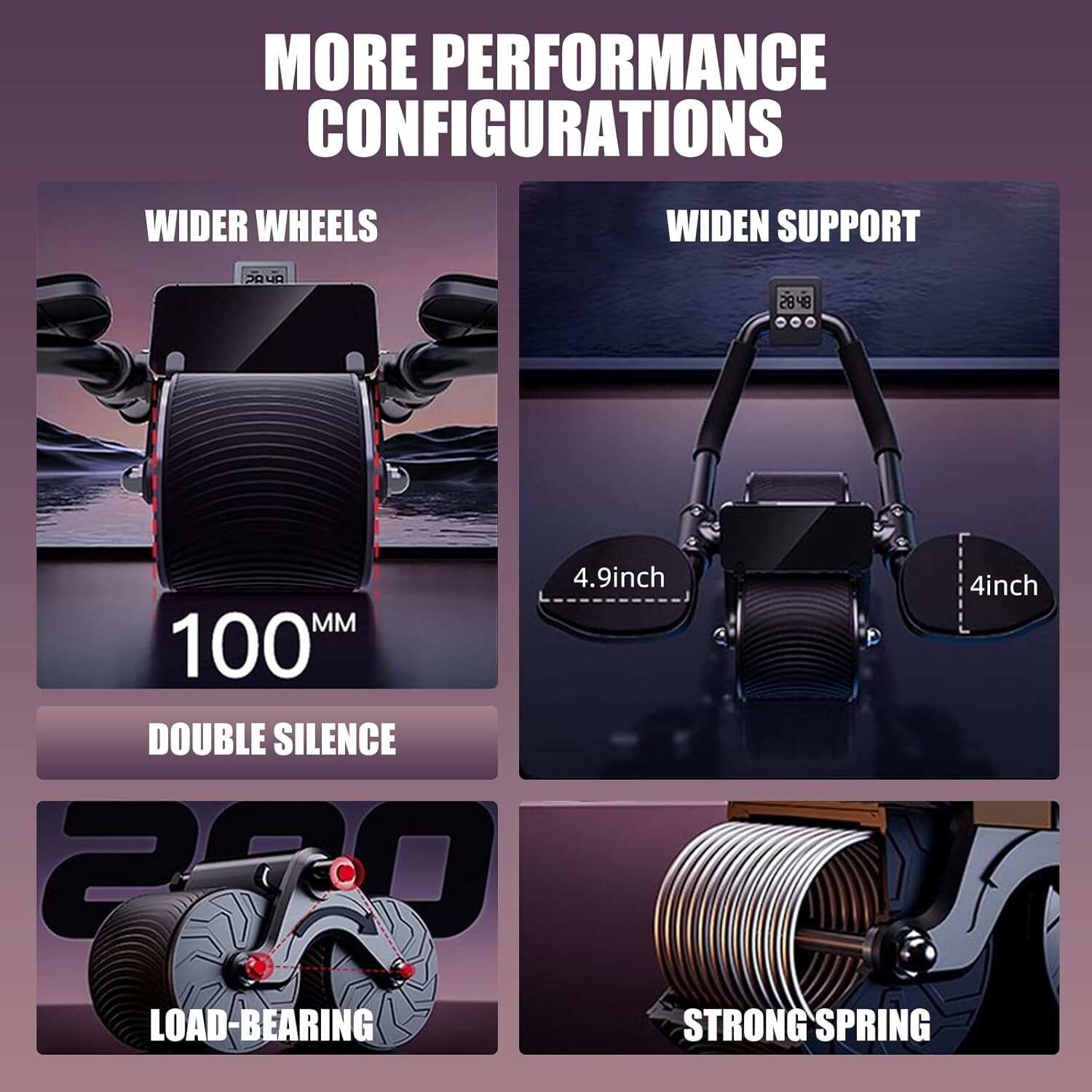 Automatic Smart Rebound Ab Rol - Home Gym Total Fitness 评论和价格