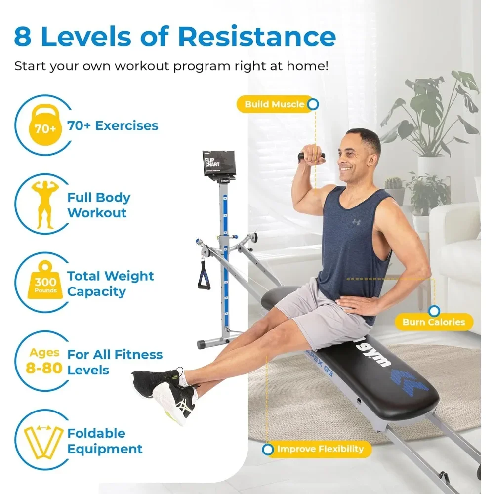 .APEX Versatile Indoor Home Gy - Home Gym Total Fitness 评论和价格
