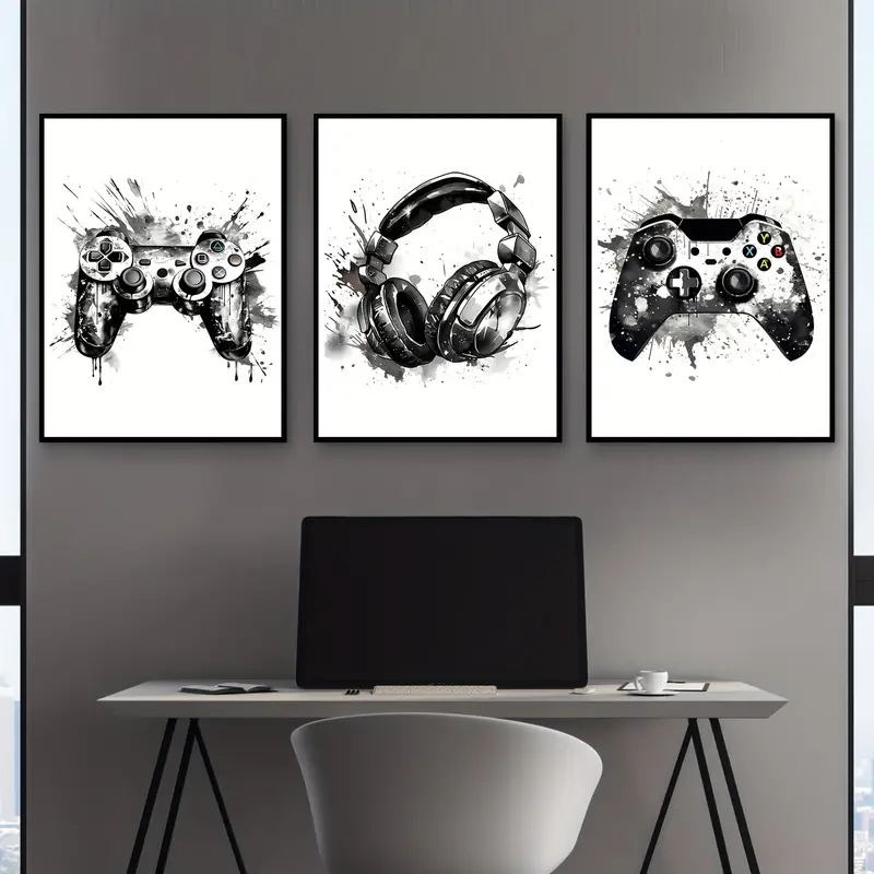 3pcs frameless Canvas Painting - Home Gym Decor 评论和价格