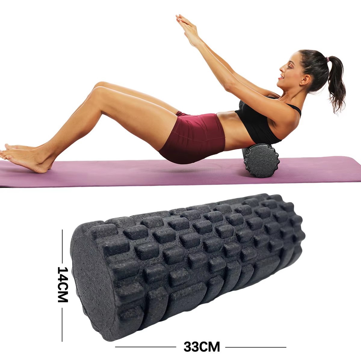 30/33cm Fitness Foam Roller Yo - Foam Roller High Density 评论和价格