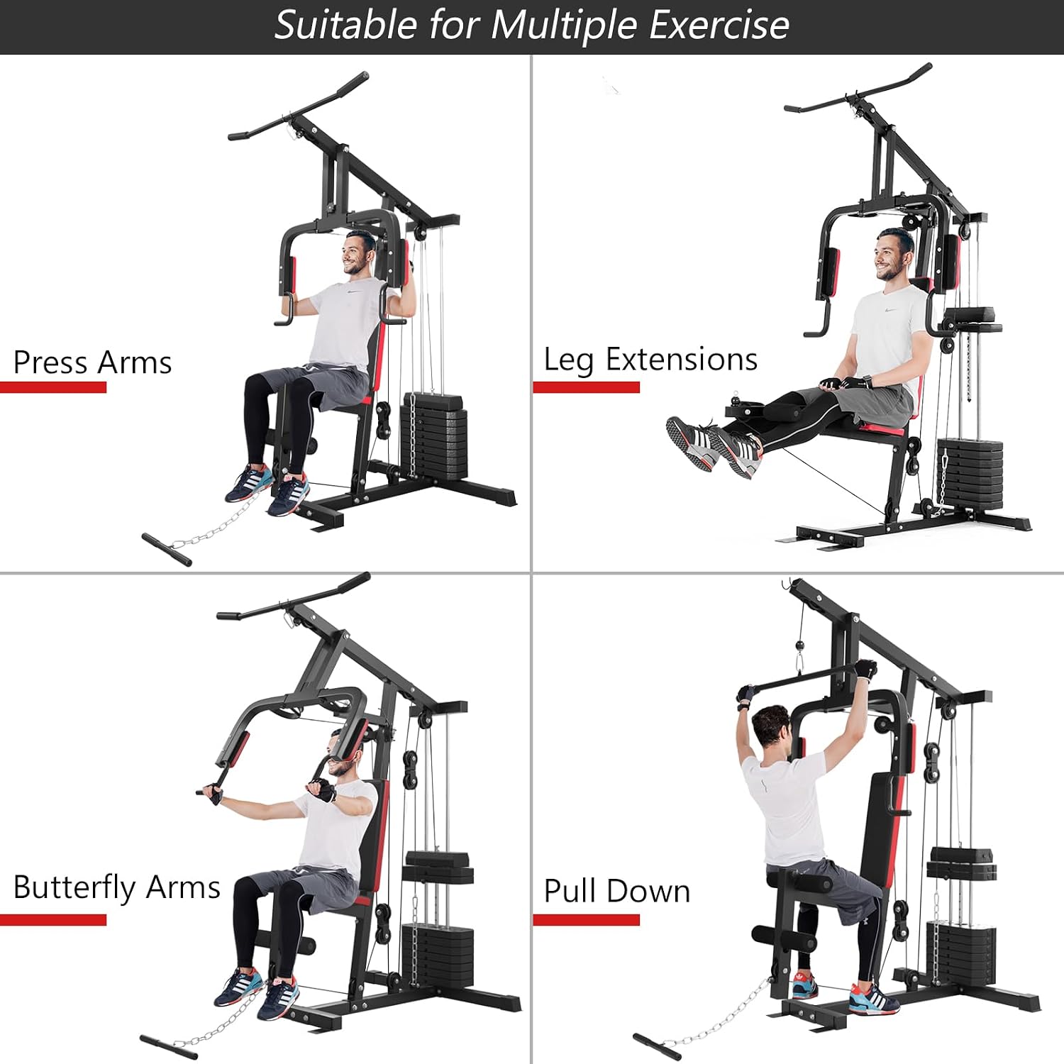 Multifunction Home Gym System  - Home Gym Total Fitness 评论和价格