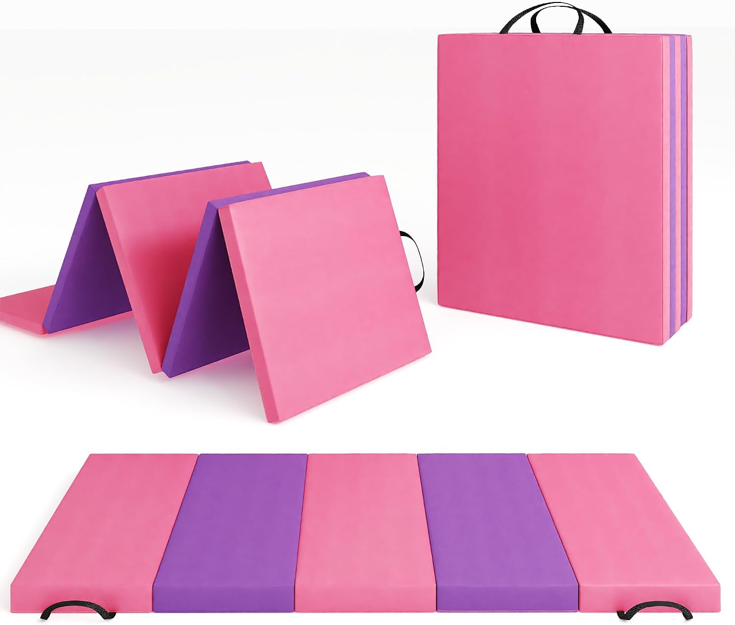 Foldable Yoga Mat Gymnastics M - Home Gym On Carpet 评论和价格