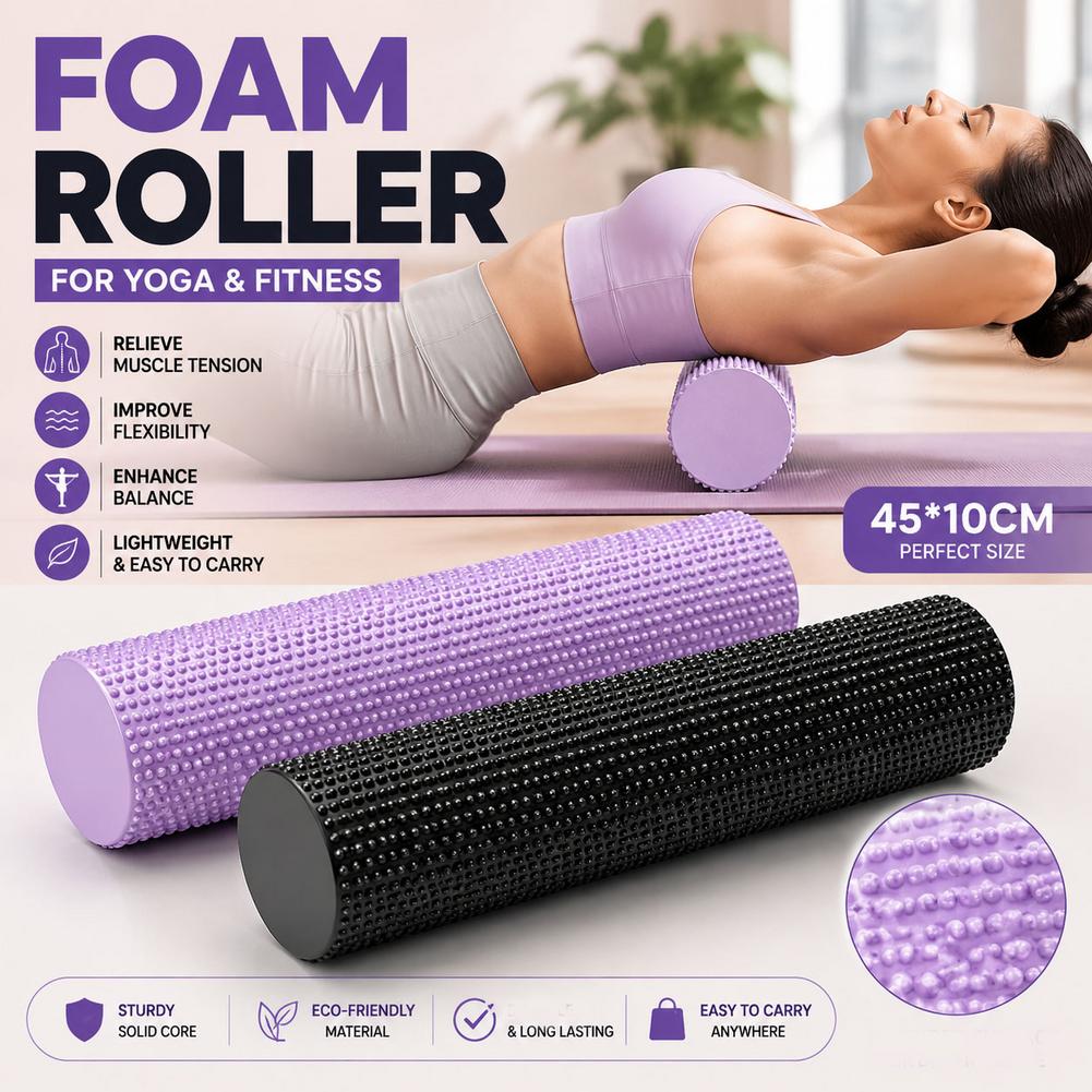 EVA High Density Yoga Foam Rol - Foam Roller High Density 评论和价格