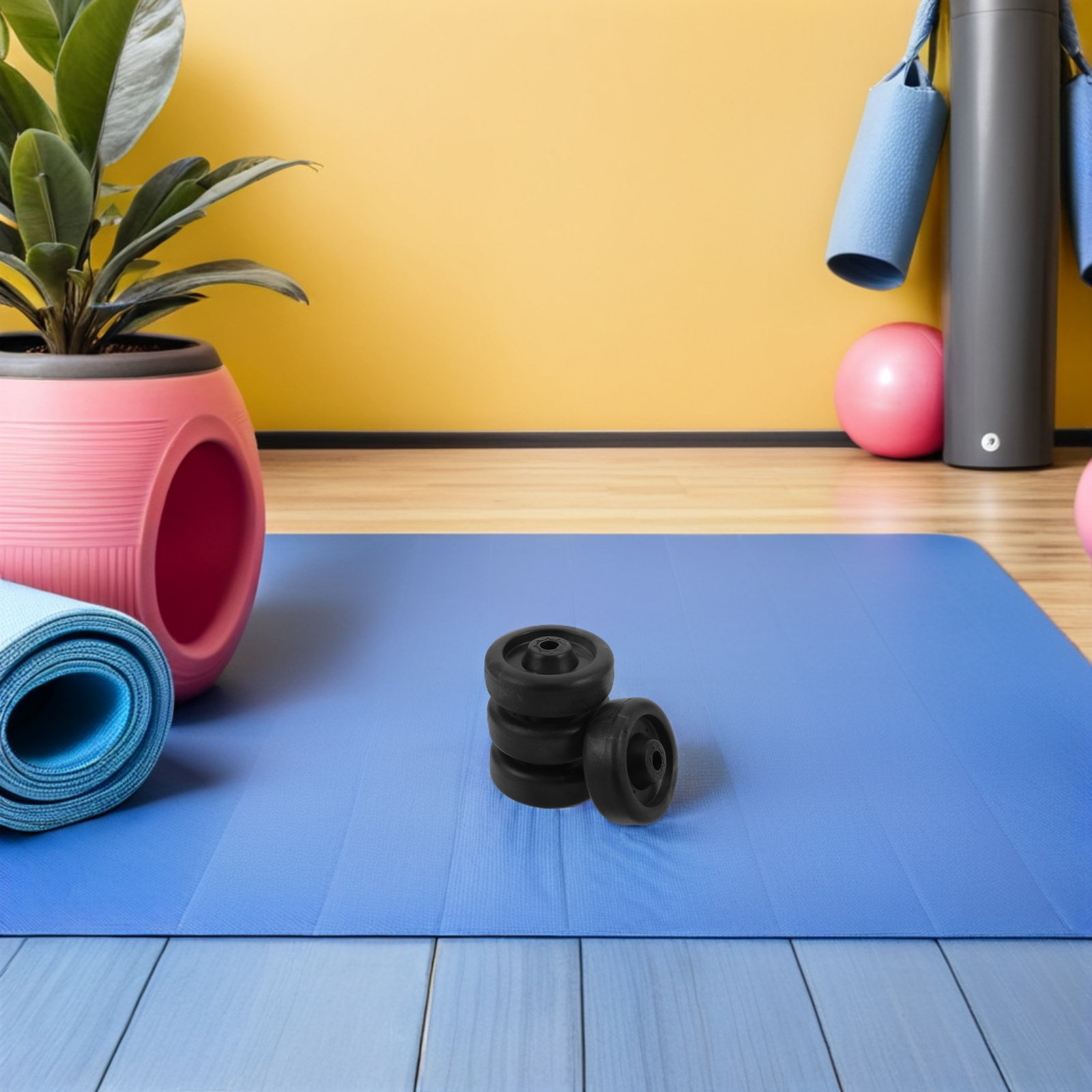 4Pcs Replacement Caster Wheels - Home Gym Universal Machine 评论和价格