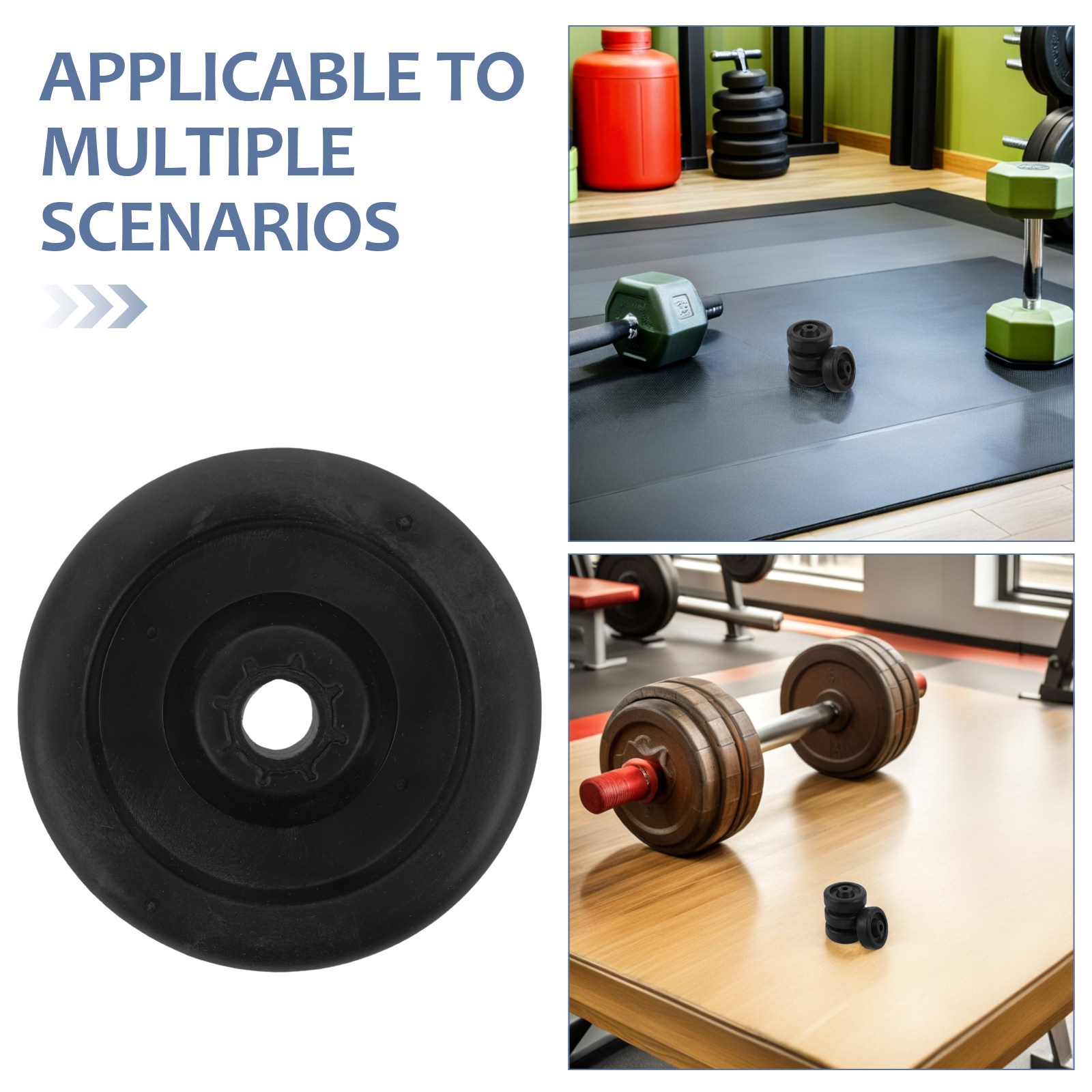 4Pcs Replacement Caster Wheels - Home Gym Universal Machine 评论和价格