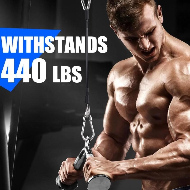 1/2Pcs 25cm Gym Cable Extensio - Lat Pulldown Cable 评论和价格