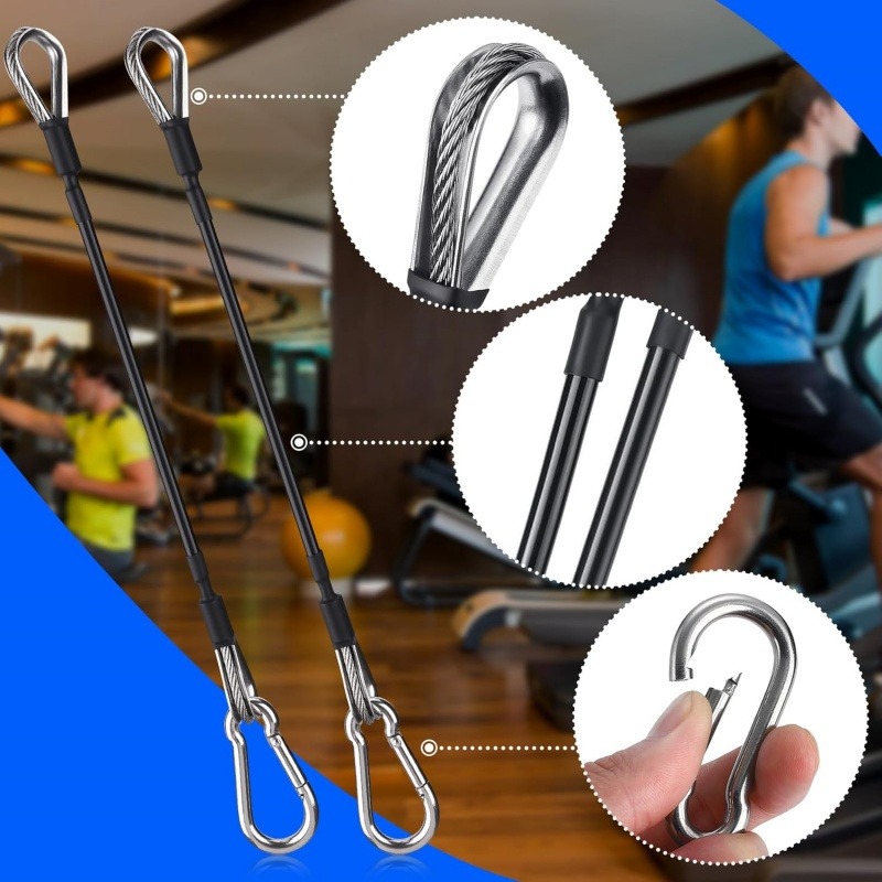 1/2Pcs 25cm Gym Cable Extensio - Lat Pulldown Cable 评论和价格