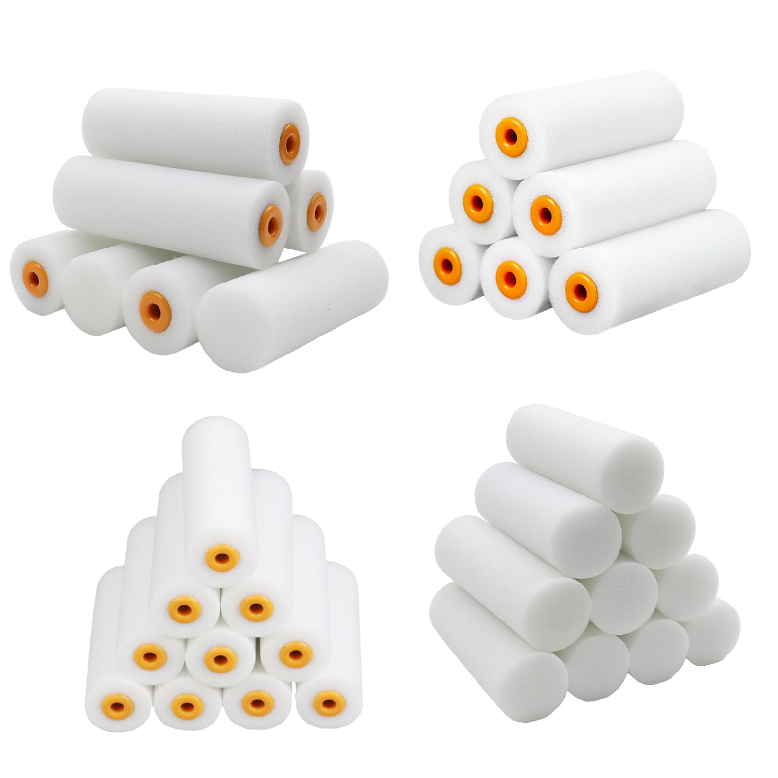 10 Pack Foam Paint Rollers 4 I - Foam Roller High Density 评论和价格